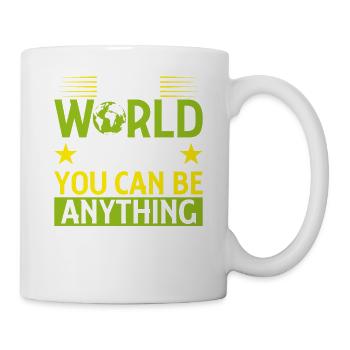 In a World Where You Can Be Anything, Be Kind - Tasse - Weiß - Rechts