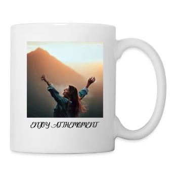 LE MOMENT - Mug blanc - blanc - Droite
