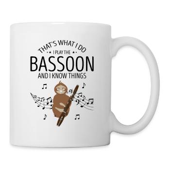 Basson pour basson anches et bassoniste - Mug blanc - blanc - Droite