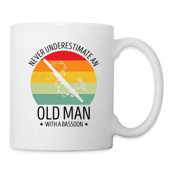 Fagottrohr für Fagottist und Fagottorchester - Tasse - Weiß - Rechts