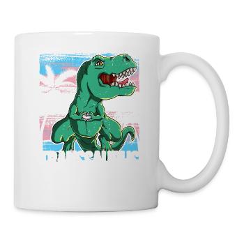 Pride LGBTQ Transsaurus Kostüm Pride Month - Tasse - Weiß - Rechts