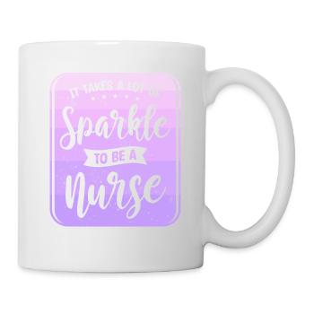Il faut beaucoup d’éclat pour être infirmière infirmière infirmière - Mug blanc - blanc - Droite