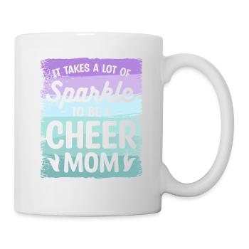Il faut beaucoup d’éclat pour être une maman acclamée - Mug blanc - blanc - Droite