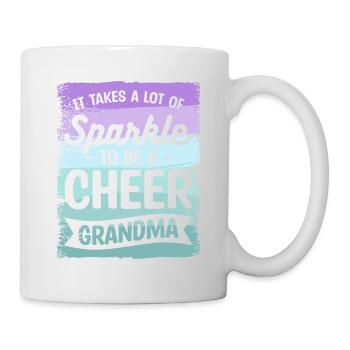 It Takes A Lot Of Sparkle To Be A Cheer Grandma - Mug - white - Right