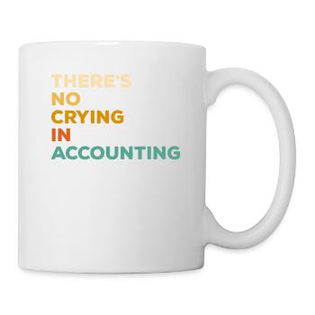 Il n’y a pas de pleurs chez Comptable comptable CPA - Mug blanc - blanc - Droite