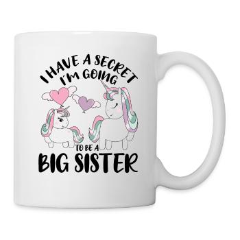 A Secret Promoted To Big Sister Unicorn - Mug - white - Right