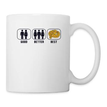 Bon meilleur meilleur boule de banane Python boule de banane - Mug blanc - blanc - Droite
