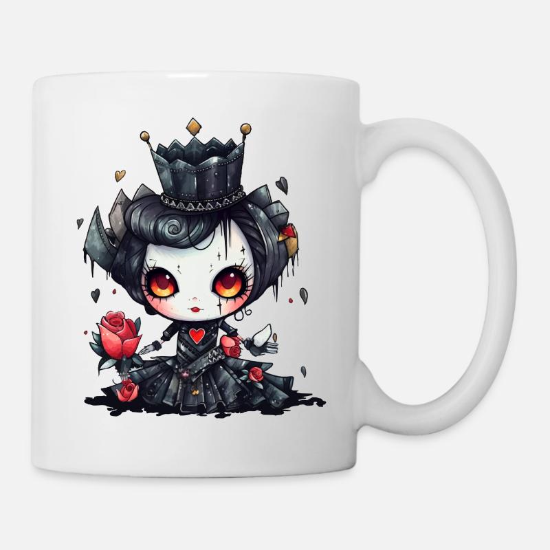 Reine des vampires gothiques - Mug blanc - blanc