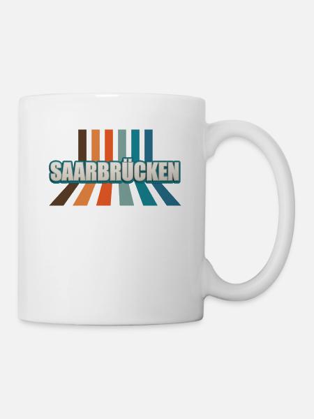 Saarbrückenerin Saarbrückener Saarbrücken - Tasse - Weiß