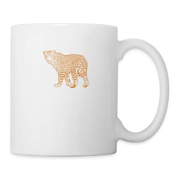 Leopard in the wild Big Cat Africa - Mug - white - Right