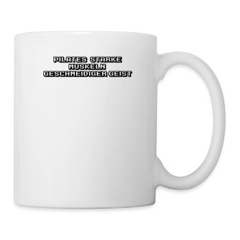 Pilates - Pilates: Starke Muskeln, geschmeidiger - Tasse - Weiß - Rechts
