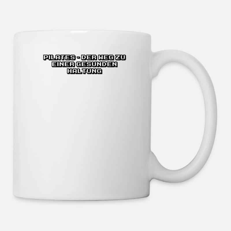 Pilates - Pilates - der Weg zu einer gesunden - Tasse - Weiß