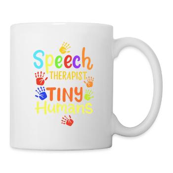 Sprachtherapeutin für winzige Menschen - Tasse - Weiß - Rechts