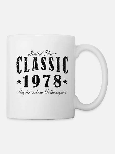 1978 - Geschenk geboren 1978 - Tasse - Weiß