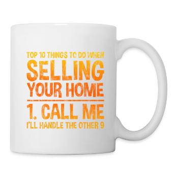 Top 10 des choses à faire lors de la vente de votre maison 3 - Mug blanc - blanc - Droite