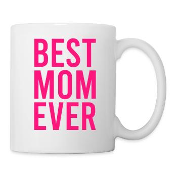 Beste Mama aller Zeiten Shirt Lustige Mama Geschenk Muttertag - Tasse - Weiß - Rechts