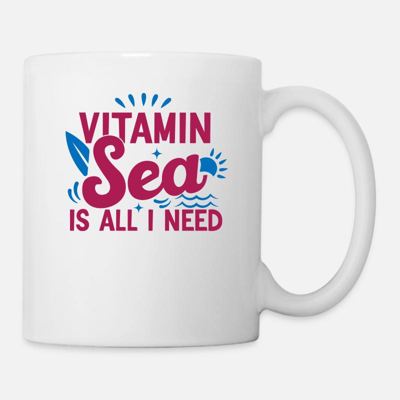 I need Vitamin Sea - Mug blanc - blanc