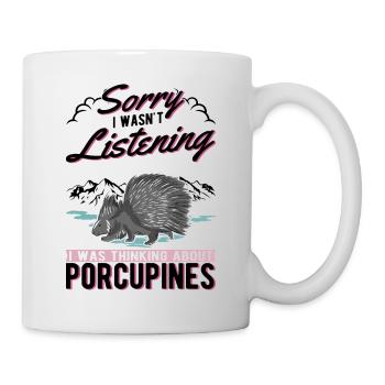 Porcupine Gift Porcupine - Mug - white - Right