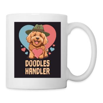 Doodles Handler Goldendoodle Dad Doodle Mama Mignon - Mug blanc - blanc - Droite