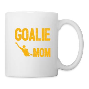 My favorite goalkeeper calls me Mama Water Polo - Mug - white - Right