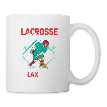 Lacrosse Player Have A Relaxed Life Lifestyle Team - Tasse - Weiß - Rechts