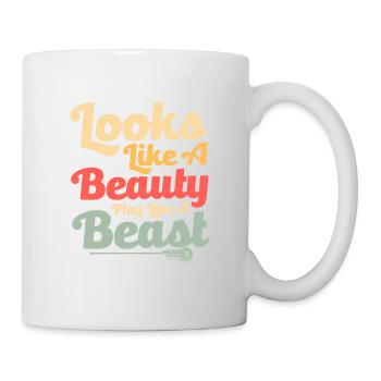 On dirait une belle joue comme une bête - Mug blanc - blanc - Droite