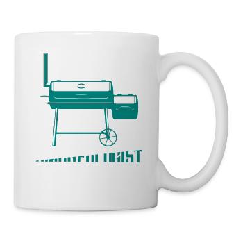 Fumeur Grillades BBQ Fumeur - Mug blanc - blanc - Droite