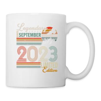 Septembre 2023 Anniversaire 2023 Septembre - Mug blanc - blanc - Droite