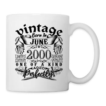 Birthday 2000 June 2000! born June 2000 - Mug - white - Right