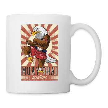 Muay Thai - Tasse - Weiß - Rechts