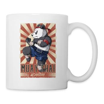 Muay Thai - Tasse - Weiß - Rechts