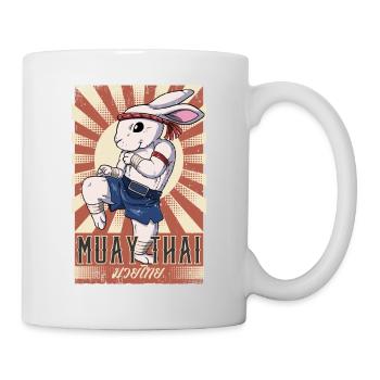 Muay Thai - Tasse - Weiß - Rechts