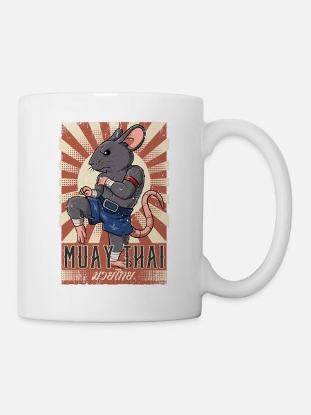 Muay Thai - Tasse - Weiß