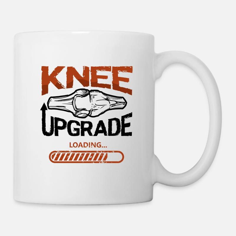 Knee Upgrade - Tasse - Weiß