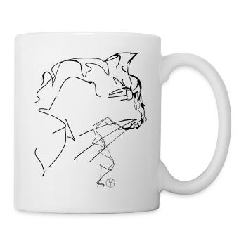 Catlined - Tasse - Weiß - Rechts