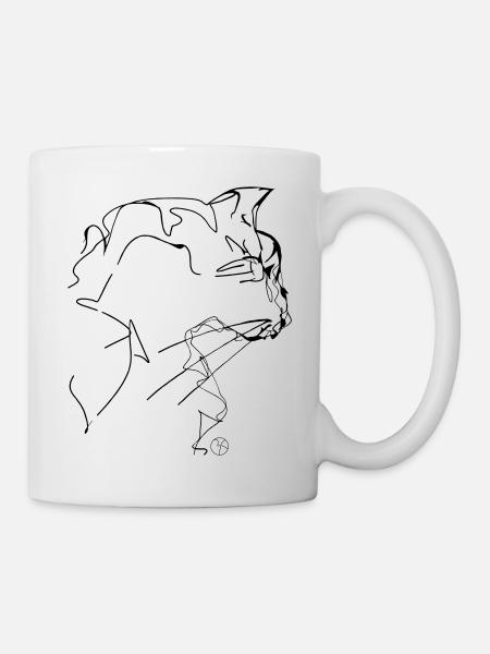 Catlined - Tasse - Weiß