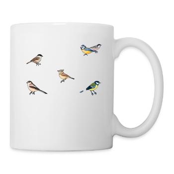 Vögel beobachten Ornithologie Vogelbeobachtung - Tasse - Weiß - Rechts