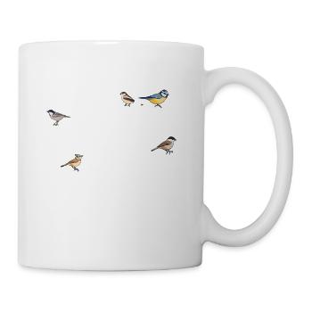 Vögel beobachten Ornithologie Vogelbeobachtung - Tasse - Weiß - Rechts