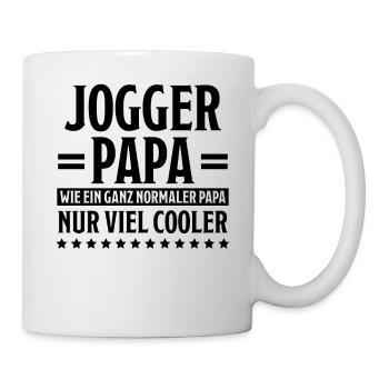 Jogger Laufen Lustiger Spruch Joggen Geschenk - Tasse - Weiß - Rechts