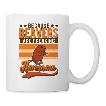 Beaver Gift Beaver Dam - Mug - white - Right