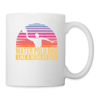 Wasserball-Dad Wie ein normaler Dad, aber viel - Tasse - Weiß - Rechts