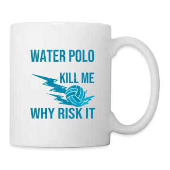 A Day Without Water Polo Funny Sports Fan Player - Mug - white - Right