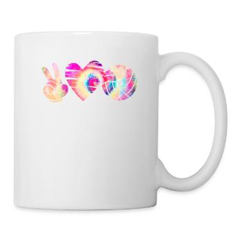 Peace Love Water Polo Funny Water Polo Pool - Mug - white - Right