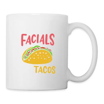 Will Do Gesichtsbehandlungen für Tacos Kosmetikeri - Tasse - Weiß - Rechts