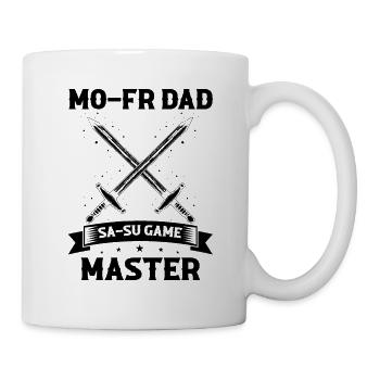 Citation de jeu de rôle fantastique pour le combat à l’épée - Mug blanc - blanc - Droite