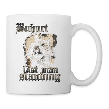 Buhurt Ritterturnier dernier homme Bouhourt debout - Mug blanc - blanc - Droite