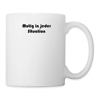 Feuerwehr - Mutig in jeder Situation - Tasse - Weiß - Rechts