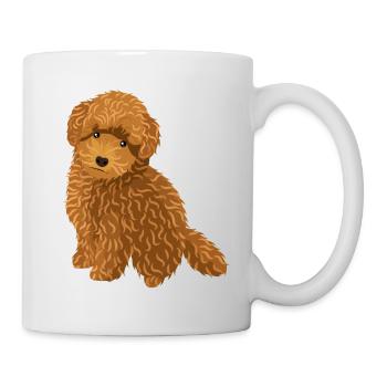 Adorable little dog - Mug - white - Right