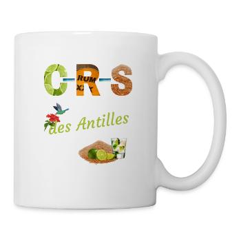 CRS des Antilles Citron Rhum Sucre Apéro Humour - Mug blanc - blanc - Droite