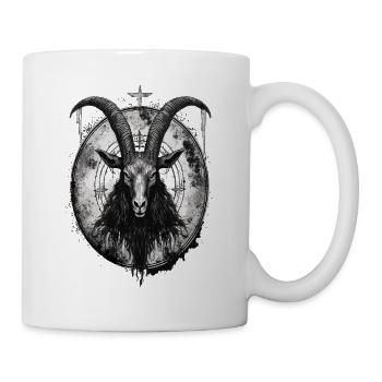 Gothic Baphomet Witches Witchcraft Ritual Dark - Mug - white - Right